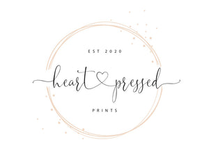 Heart Pressed Prints